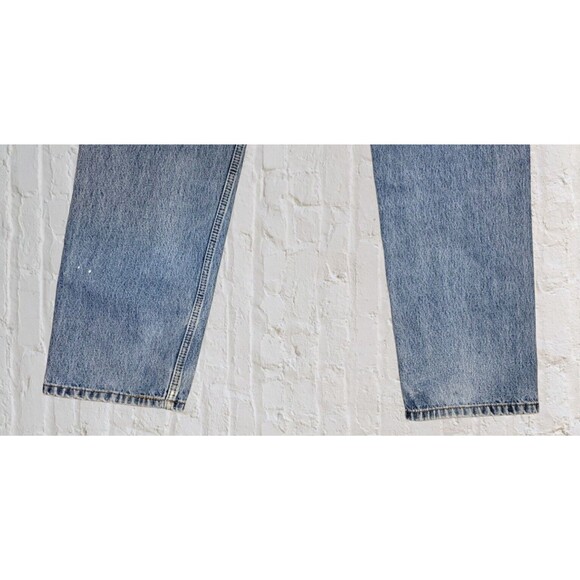 Mens Levis 505 Regular Fit Straight Leg Jeans Mens 38x32 Western Farm - Picture 5 of 10